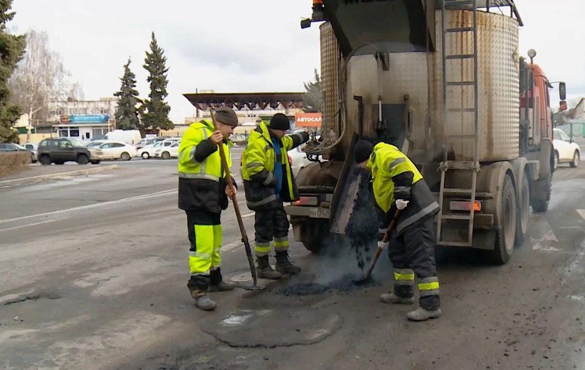 В Пензе этой зимой отремонтировали более 3000 квадратных метров дорог